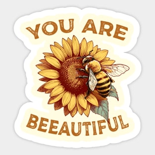 You Are Beeautiful Sticker